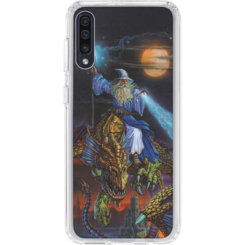 Ed Beard Jr. Twilight Tempest Wizard Galaxy A50 Clear Case