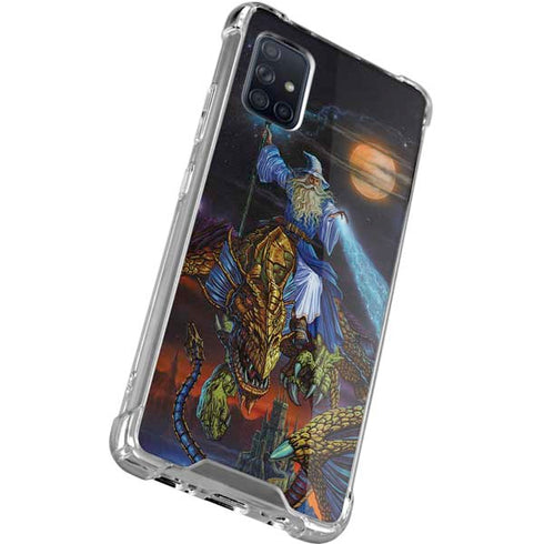 Ed Beard Jr. Twilight Tempest Wizard Galaxy A71 5G Clear Case