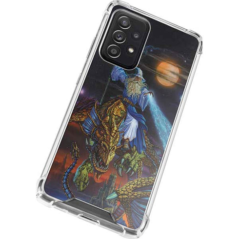 Ed Beard Jr. Twilight Tempest Wizard Galaxy A72 5G Clear Case