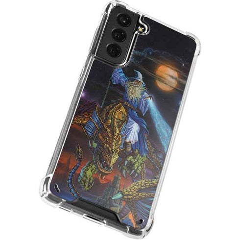 Ed Beard Jr. Twilight Tempest Wizard Galaxy S21 5G Clear Case