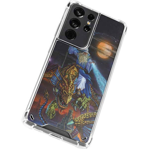 Ed Beard Jr. Twilight Tempest Wizard Galaxy S21 Ultra 5G Clear Case