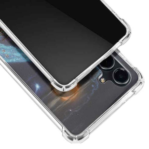 Twilight Tempest Wizard by Ed Beard Jr Galaxy S23 FE Clear Case
