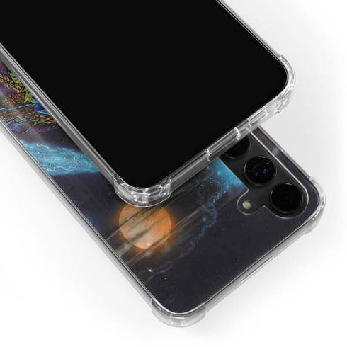 Twilight Tempest Wizard by Ed Beard Jr Galaxy S24 Plus Clear Case