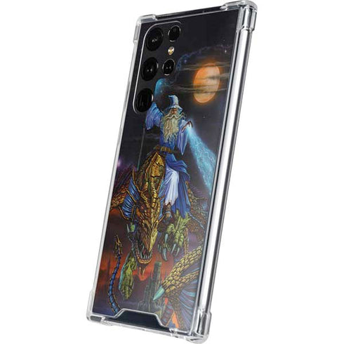 Twilight Tempest Wizard by Ed Beard Jr Galaxy S24 Ultra Clear Case