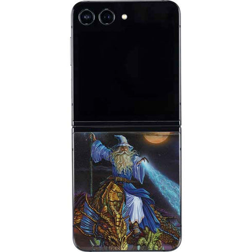 Twilight Tempest Wizard by Ed Beard Jr Galaxy Z Flip5 5G Skin