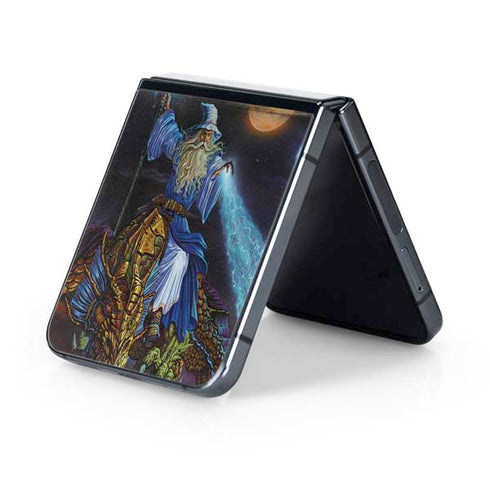Twilight Tempest Wizard by Ed Beard Jr Galaxy Z Flip5 5G Skin