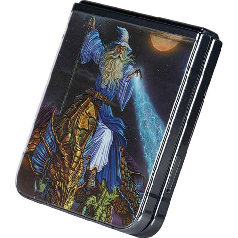 Twilight Tempest Wizard by Ed Beard Jr Galaxy Z Flip5 5G Skin