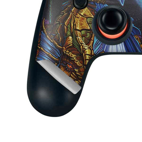 Ed Beard Jr. Twilight Tempest Wizard Google Stadia Controller Skin