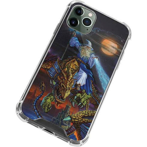 Twilight Tempest Wizard by Ed Beard Jr iPhone 11 Pro Max Clear Case