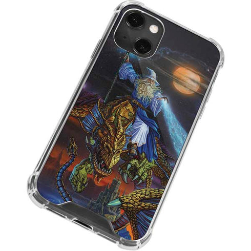 Ed Beard Jr. Twilight Tempest Wizard iPhone 14 Plus Clear Case