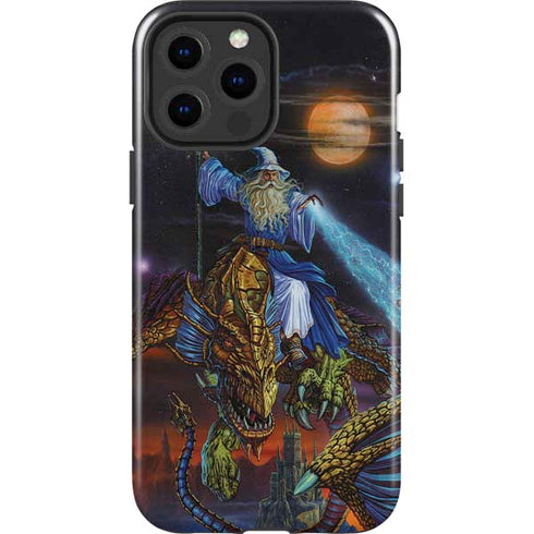 Twilight Tempest Wizard by Ed Beard Jr iPhone 15 Pro Max Impact Case