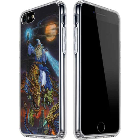 Ed Beard Jr. Twilight Tempest Wizard iPhone SE (2nd & 3rd Gen) Clear Case