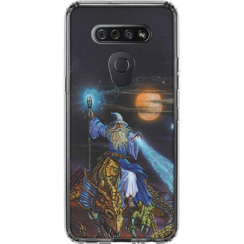 Twilight Tempest Wizard by Ed Beard Jr LG K51/Q51 Clear Case