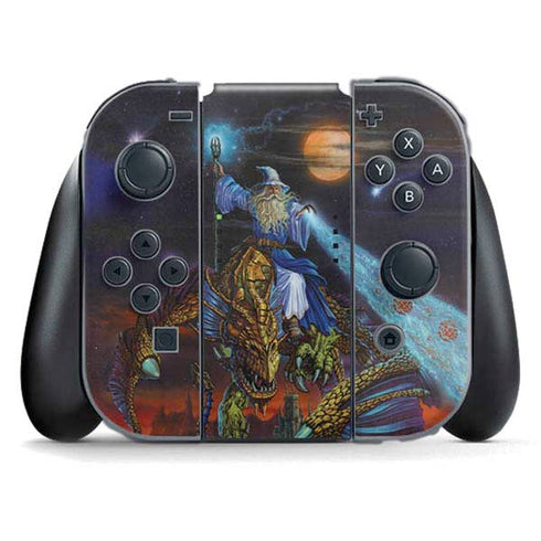 Twilight Tempest Wizard by Ed Beard Jr Nintendo Switch (2017-2021) Joy-Con Controller Skin