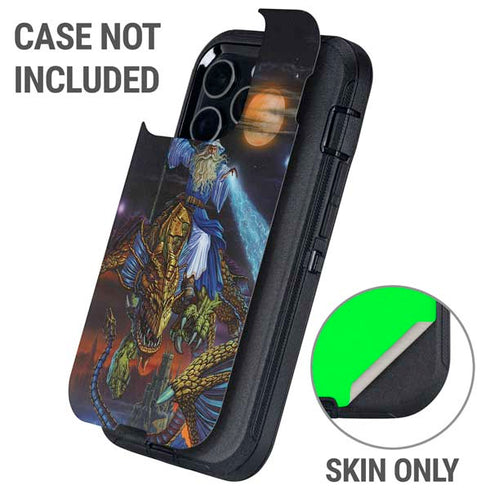 Twilight Tempest Wizard by Ed Beard Jr Otterbox Defender iPhone Skin