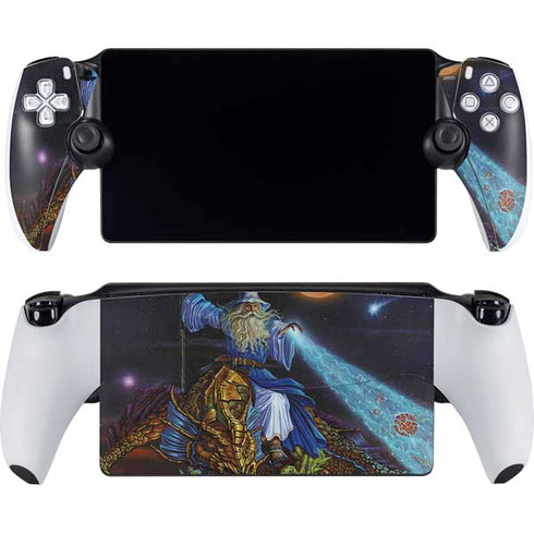 Twilight Tempest Wizard by Ed Beard Jr PlayStation Portal Remote Player Skin