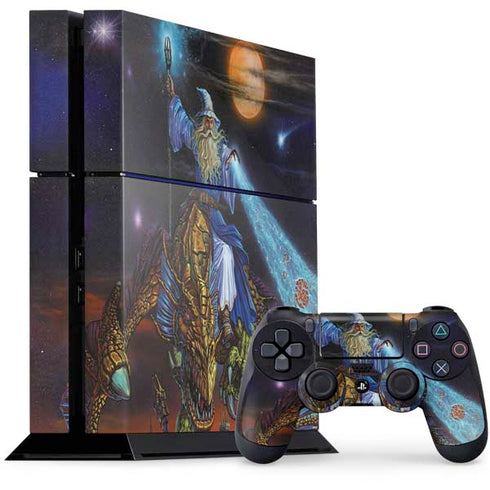 Ed Beard Jr. Twilight Tempest Wizard PS4 Console and Controller Bundle Skin