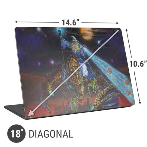 Ed Beard Jr. Twilight Tempest Wizard Universal Laptop 18in (14.6 x 10.6in) Skin