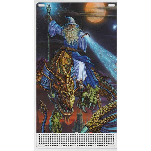 Twilight Tempest Wizard by Ed Beard Jr Xbox Series S Skins
