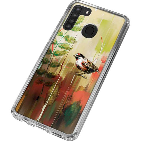 Two Little Birds Galaxy A21 Clear Case