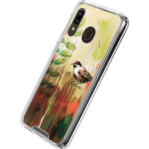 Two Little Birds Galaxy A30 Clear Case