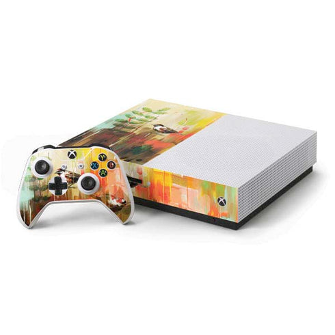 Two Little Birds Xbox One S Console and Controller Bundle Skin