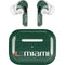 University of Miami Horizontal Mark on Green AirPods Pro 2nd Gen Skin