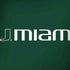University of Miami Horizontal Mark on Green Dell Alienware Skin