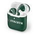 University of Miami Horizontal Mark on Green Apple AirPods 2 Skin