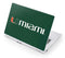 University of Miami Horizontal Mark on Green Acer Chromebook Skin