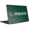 University of Miami Horizontal Mark on Green Dell Vostro Skin