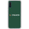 University of Miami Horizontal Mark on Green Galaxy A10e Clear Case