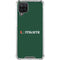 University of Miami Horizontal Mark on Green Galaxy A12 Clear Case