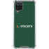University of Miami Horizontal Mark on Green Galaxy A12 Clear Case