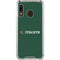 University of Miami Horizontal Mark on Green Galaxy A30 Clear Case