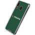 University of Miami Horizontal Mark on Green Galaxy A30 Clear Case