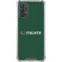 University of Miami Horizontal Mark on Green Galaxy A32 5G Clear Case