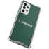 University of Miami Horizontal Mark on Green Galaxy A33 5G Clear Case