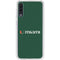 University of Miami Horizontal Mark on Green Galaxy A50 Clear Case
