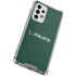 University of Miami Horizontal Mark on Green Galaxy A53 5G Clear Case