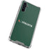 University of Miami Horizontal Mark on Green Galaxy A54 5G Clear Case
