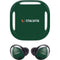 University of Miami Horizontal Mark on Green Galaxy Buds Pro Skin