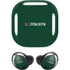 University of Miami Horizontal Mark on Green Galaxy Buds Pro Skin