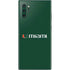 University of Miami Horizontal Mark on Green Galaxy Note 10 Plus Skin