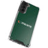 University of Miami Horizontal Mark on Green Galaxy S21 Plus 5G Clear Case