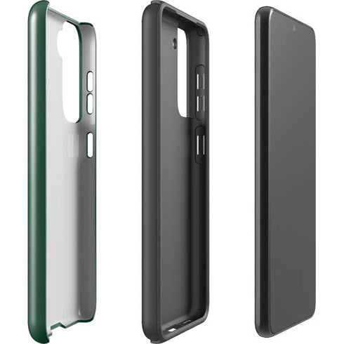 University of Miami Horizontal Mark on Green Galaxy S21 Plus 5G Pro Case
