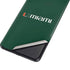 University of Miami Horizontal Mark on Green Galaxy S21 Ultra 5G Skin