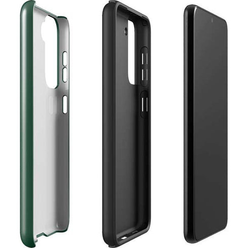 University of Miami Horizontal Mark on Green Galaxy S22 Pro Case