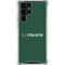 University of Miami Horizontal Mark on Green Galaxy S22 Ultra Clear Case