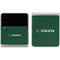 University of Miami Horizontal Mark on Green Galaxy Z Flip3 5G Skin